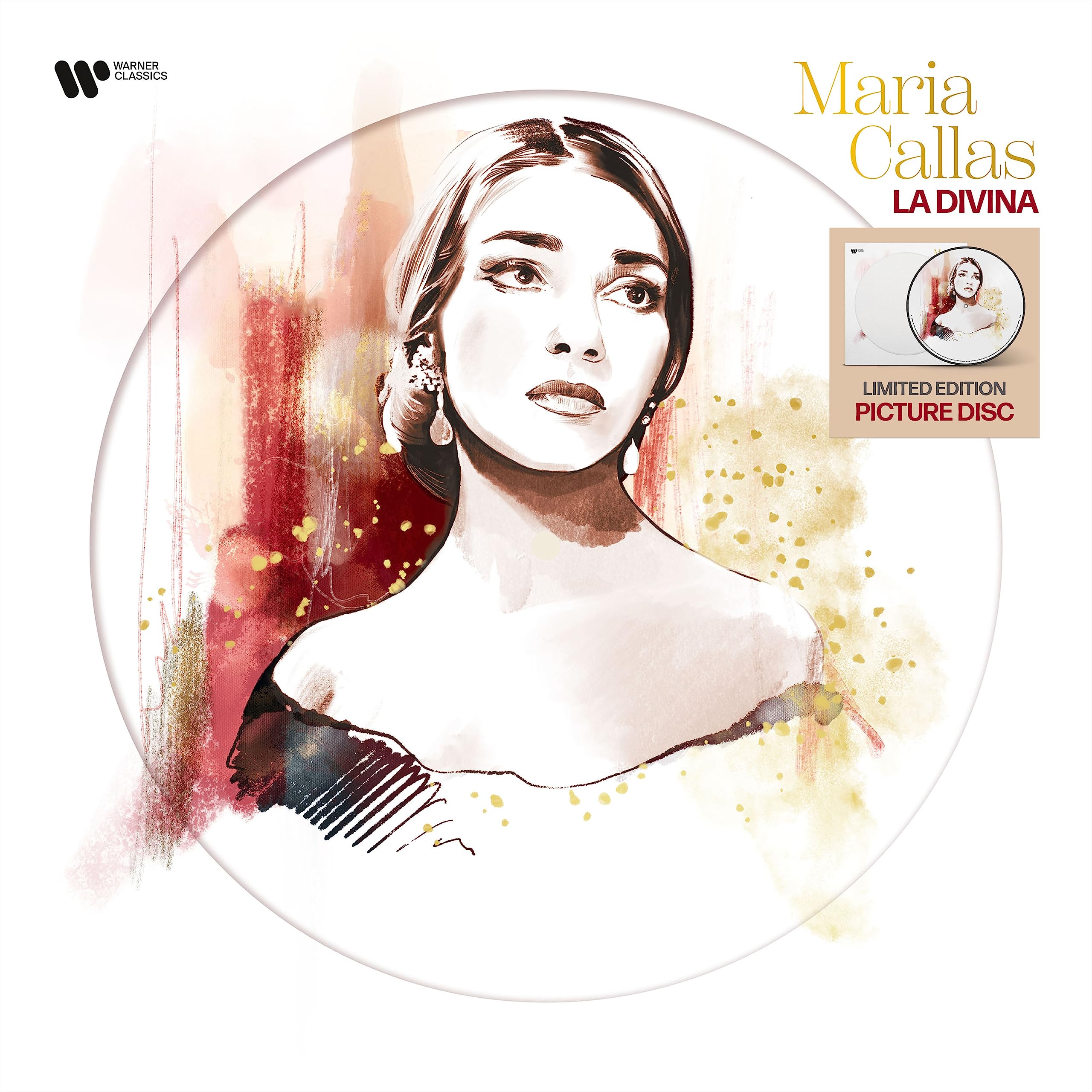 マリアカラス　レコード ラ・ディヴィーナ・マリア・カラス[限定盤/Picture Disc Vinyl] Maria